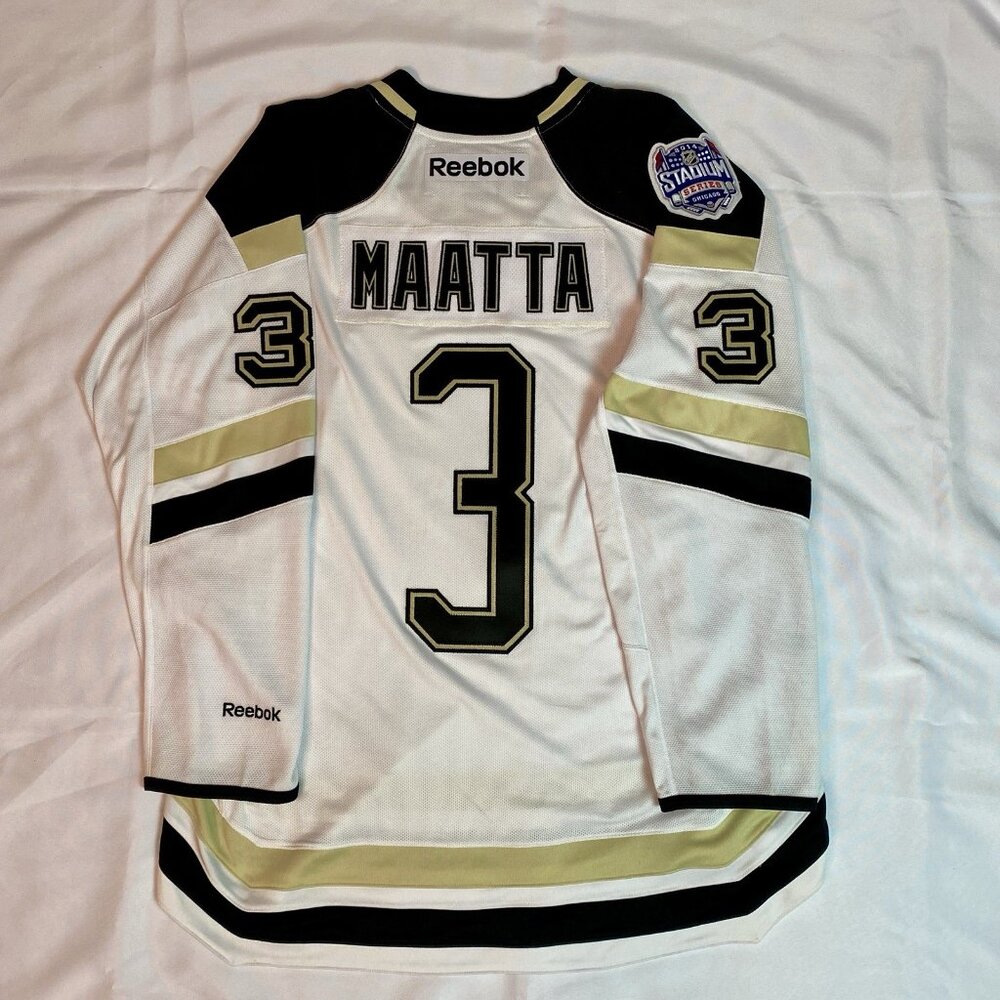 2014 OLLI MAATTA #3 Hockey Jersey STADIUM SERIES CHICAGO Pittsburgh Penguins XXL